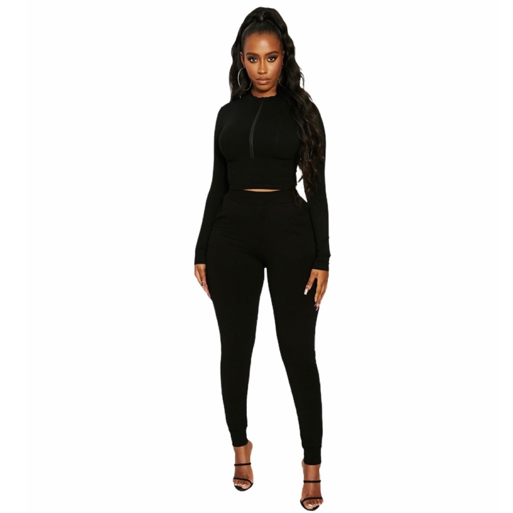 NWT Naked Wardrobe Ribbed Snatched Joggers XS